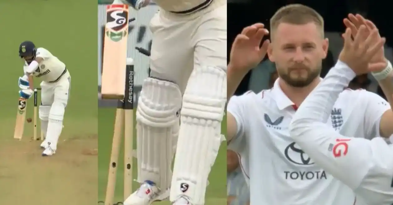 ENG vs IND [WATCH]: ओवल टेस्ट के दूसरे दिन गस एटकिंसन ने मोहम्मद सिराज को किया क्लीन बोल्ड