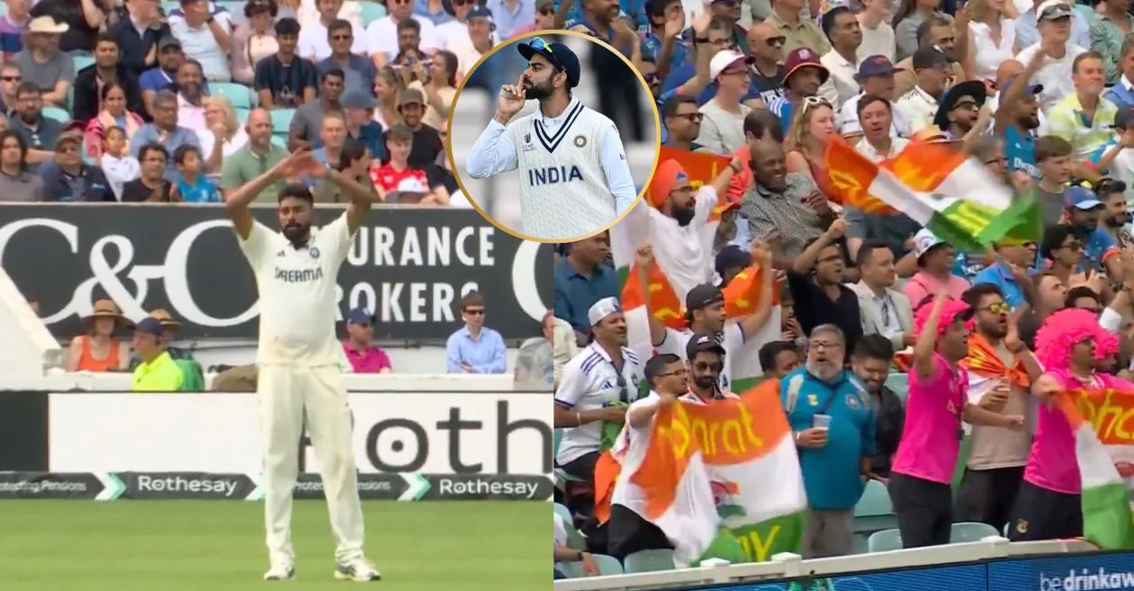 ENG vs IND: मोहम्मद सिराज बने विराट कोहली! भावुक अपील से दर्शकों में भर दिया जोश; सामने आया वीडियो