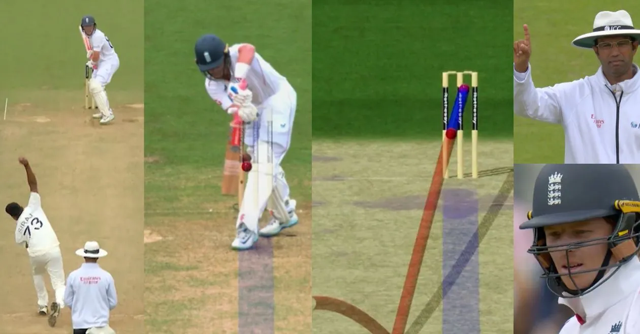 ENG vs IND [WATCH]: पांचवें टेस्ट के चौथे दिन मोहम्मद सिराज की जादुई इनस्विंगर ने ओली पोप को किया ढेर