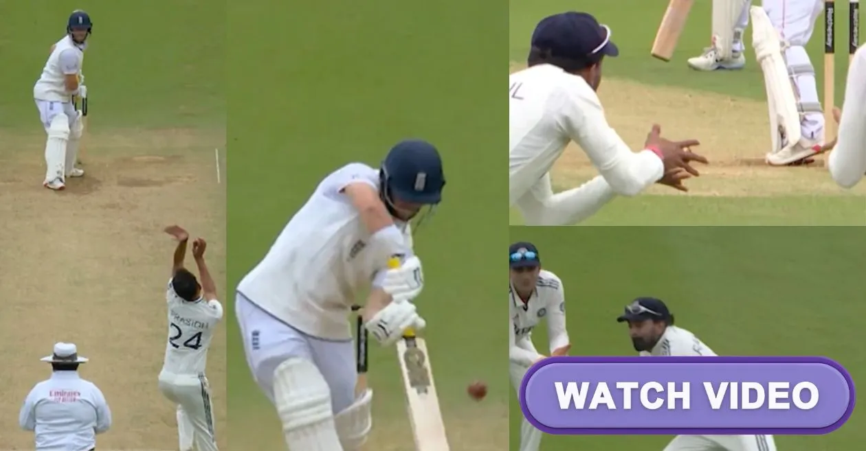 ENG vs IND [देखें]: प्रसिद्ध कृष्णा ने अंतिम टेस्ट के चौथे दिन बेन डकेट को दिखाया पवेलियन का रास्ता