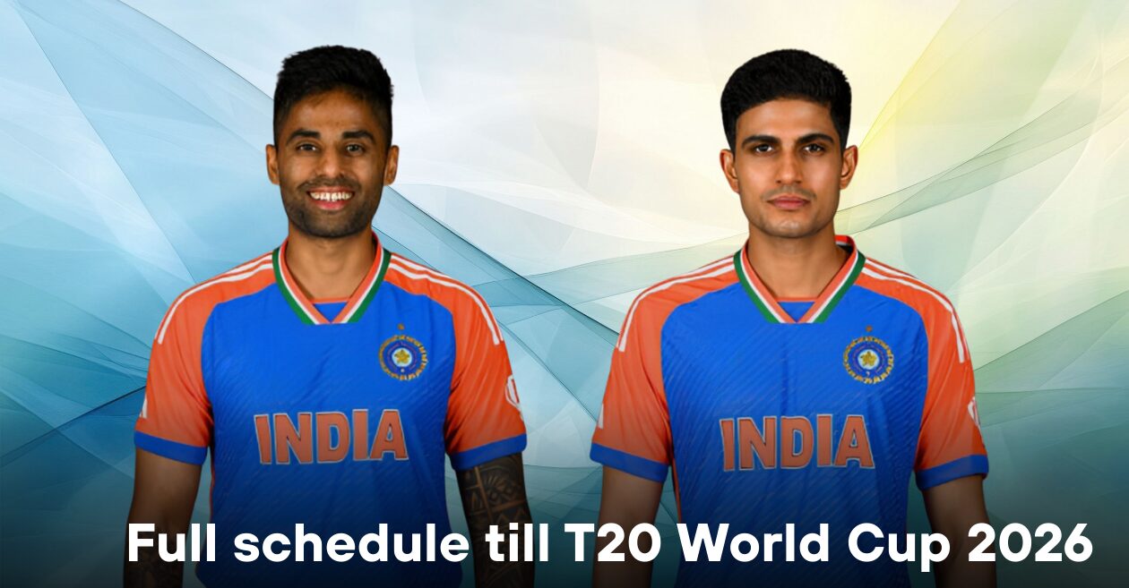 टी20 विश्व कप 2026 से पहले टीम इंडिया किन-किन सीरीज में उतरेगी, पूरा शेड्यूल