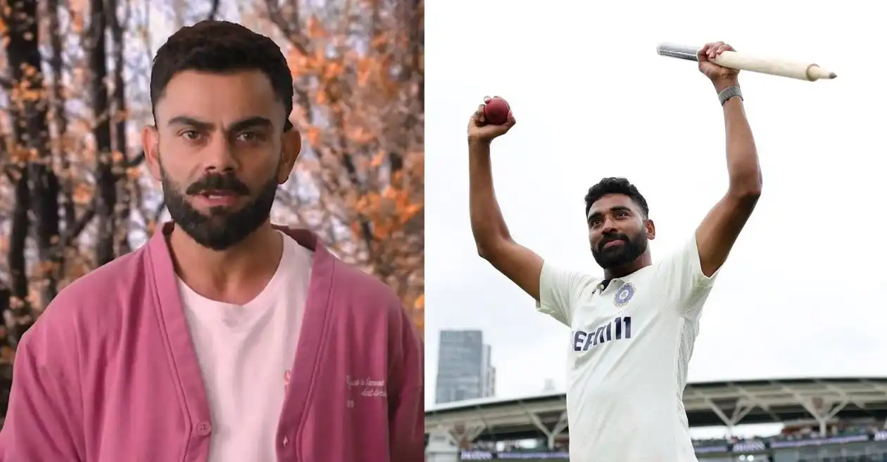 ENG vs IND: ओवल टेस्ट में भारत की रोमांचक जीत के बाद विराट कोहली ने मोहम्मद सिराज के लिए लिखी दिल छू लेने वाली पोस्ट
