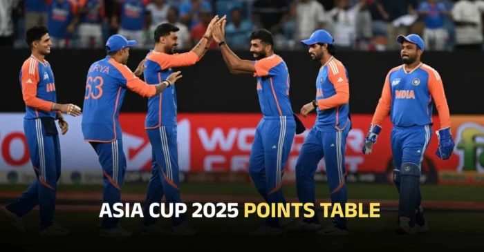 Asia Cup Points Table: भारत-पाकिस्तान मैच के बाद अंत तालिका पर एक नजर! टीम इंडिया ने स्थिति की मजबूत