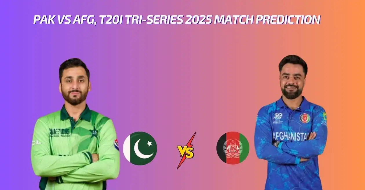 PAK vs AFG, UAE T20I ट्राई-सीरीज़ 2025: Match Prediction – पाकिस्तान और अफ़ग़ानिस्तान के बीच आज का मैच कौन जीतेगा?