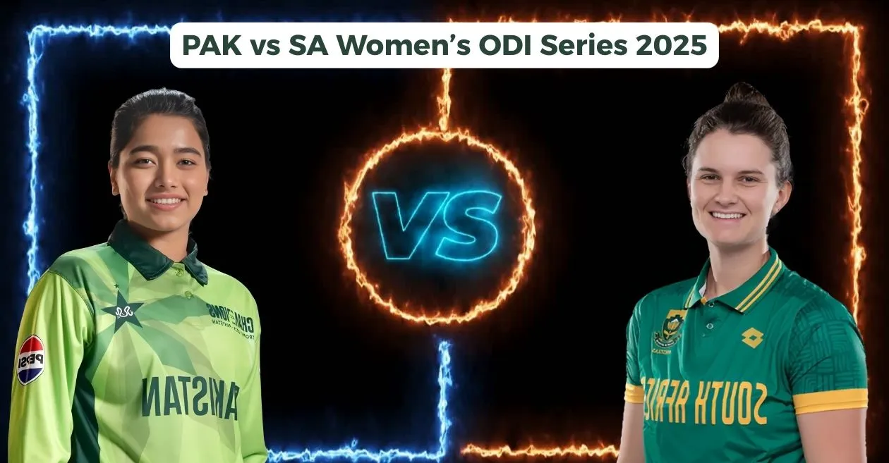 PAK vs SA महिला वनडे सीरीज़ 2025 शेड्यूल: प्रसारण, लाइव स्ट्रीमिंग विवरण – भारत, पाकिस्तान और अन्य देशों में कब और कहाँ देखें