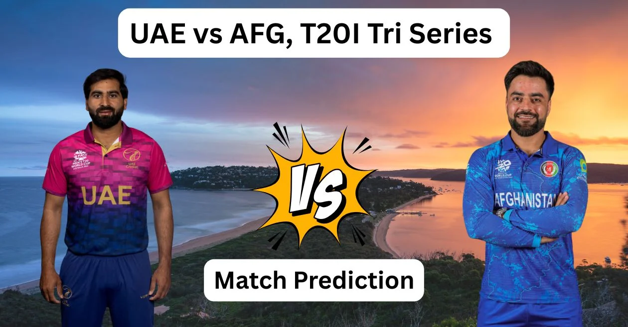 UAE vs AFG, टी20आई ट्राई सीरीज 2025: Match Prediction – संयुक्त अरब अमीरात और अफगानिस्तान के बीच आज का मैच कौन जीतेगा?