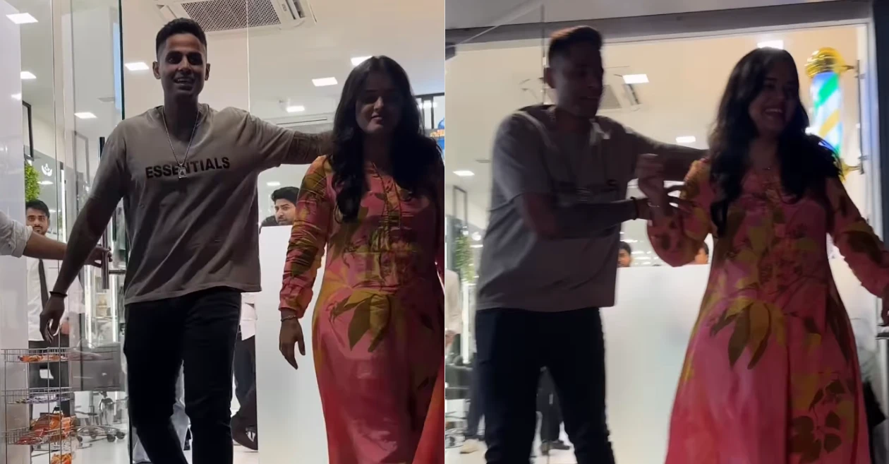 देखें: सूर्यकुमार यादव ने पत्नी देविशा से मजाकिया अंदाज में पपराज़ी के लिए पोज़ देने को कहा